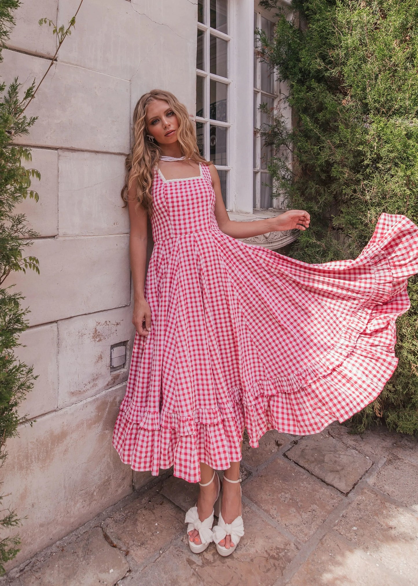 Daze Dress Red Gingham