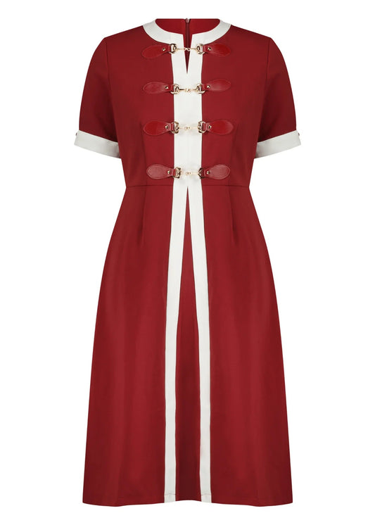 Grace Dress Burgundy