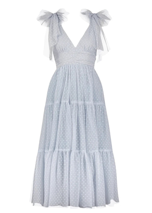Jeanne Dress Dusty Blue