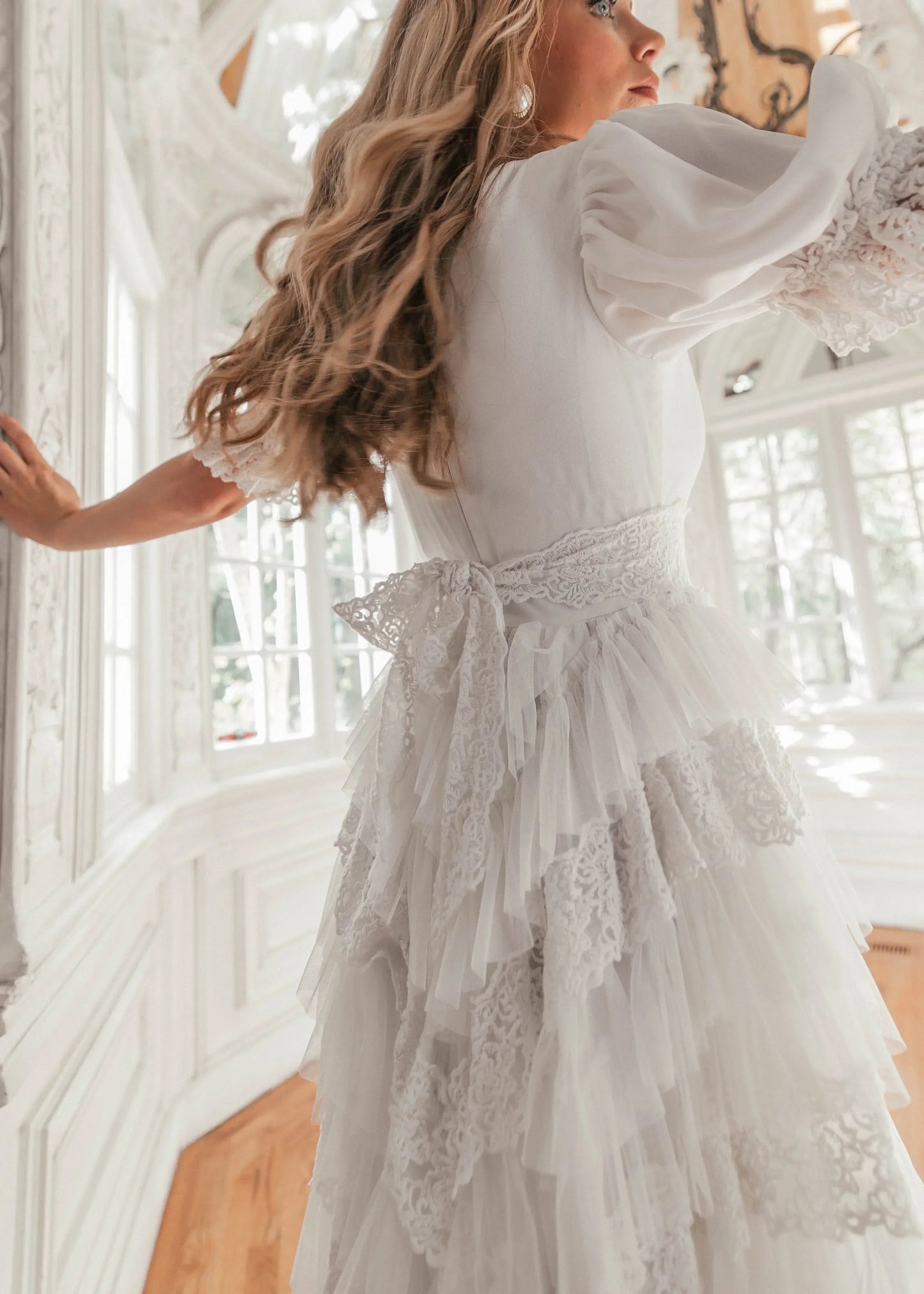 Thumbelina Dress White